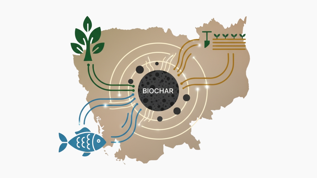 Cambodia’s Biochar Big Three: How can Biochar Boost Forestry, Fishing and Farming in the Region?
