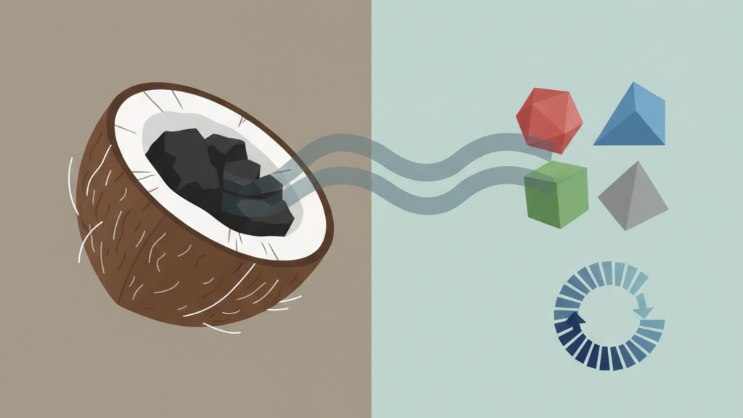 Coconut Waste Biochar Removes 99% of Heavy Metals, Reusable for 20 Cycles