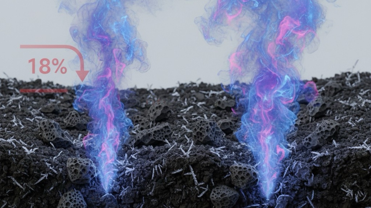 Biochar’s Undissolved Fraction Slashes Microbial Nitrogen Loss by 18 Percentage Points in Freeze-Thaw Soils