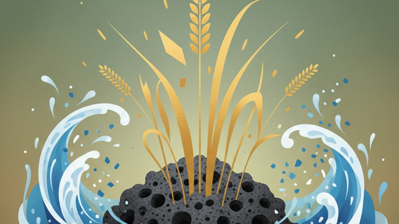 Biochar Boosts Millet Yield by 47% in Salty Soil by Trapping Sodium and Chloride Ions