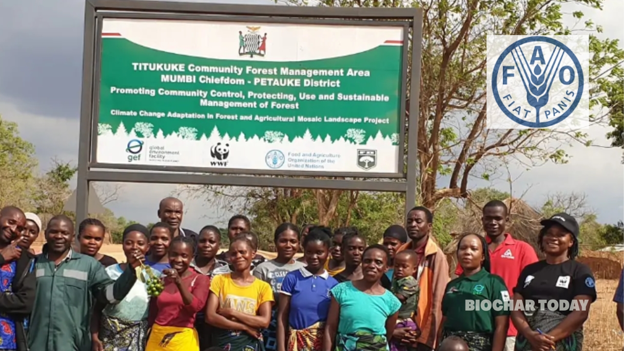 The Food and Agriculture Organization and Zimbabwe Forestry Commission Leverage Biochar to Combat Invasive Species