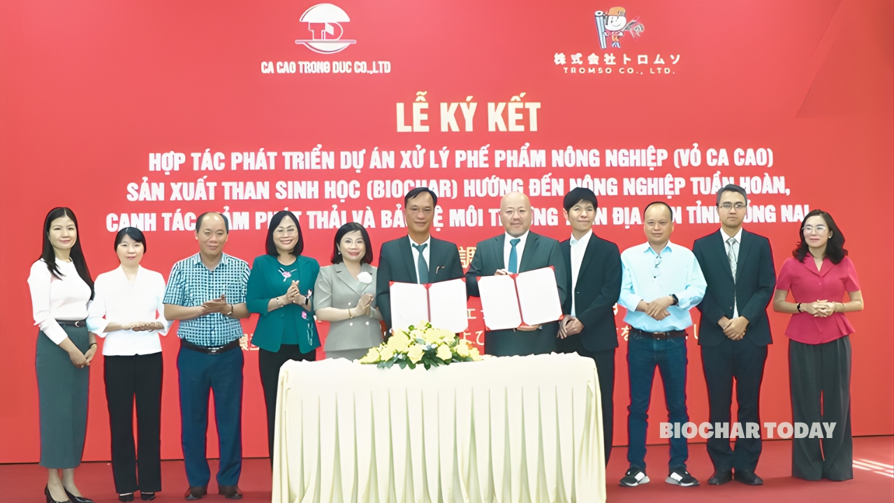 Tromso and Trọng Đức Cacao Collaborate to Transform Cocoa Waste into Biochar in Vietnam