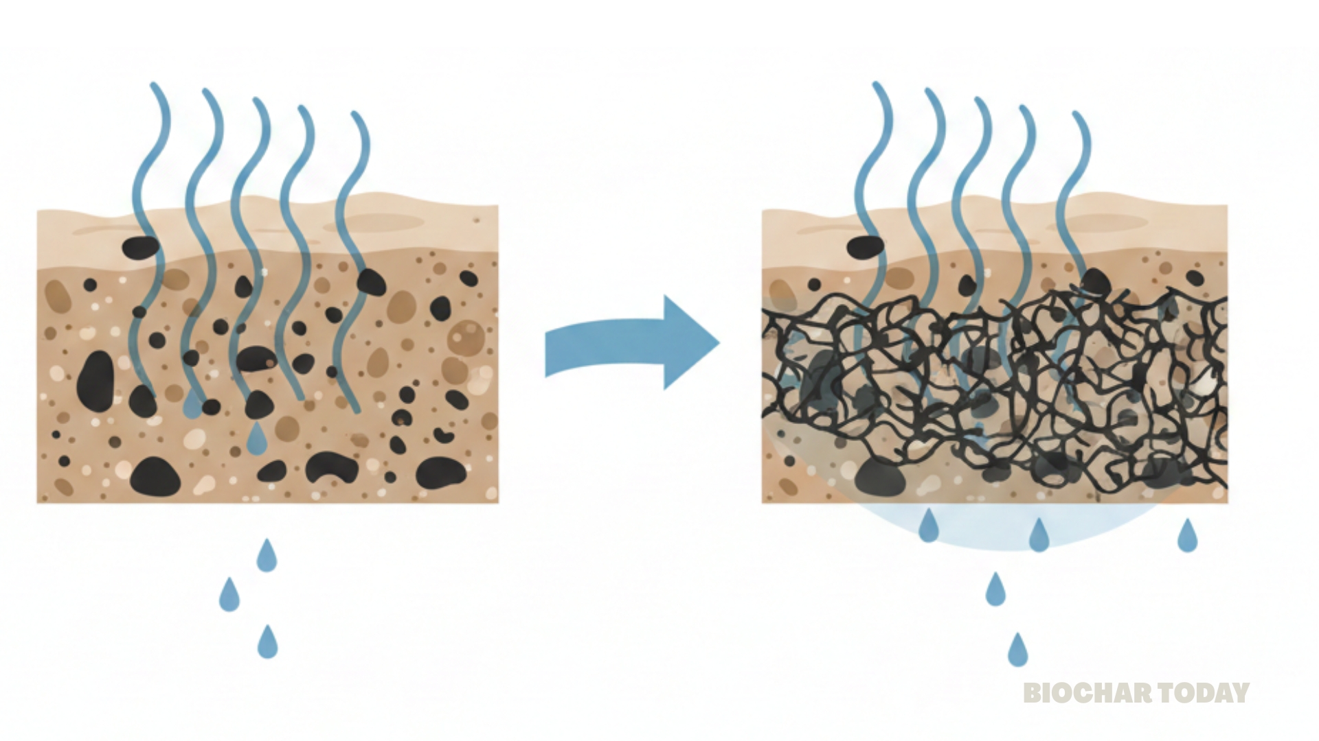 Combining Organic Amendments Reduces Water Loss in Sandy Soils by Over 40 Percent