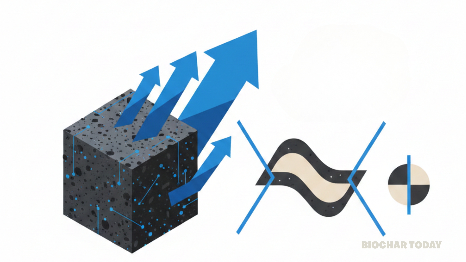 Nitrogen-Doped Biochar Increases Early Concrete Strength by 27 Percent While Cutting Shrinkage in Half