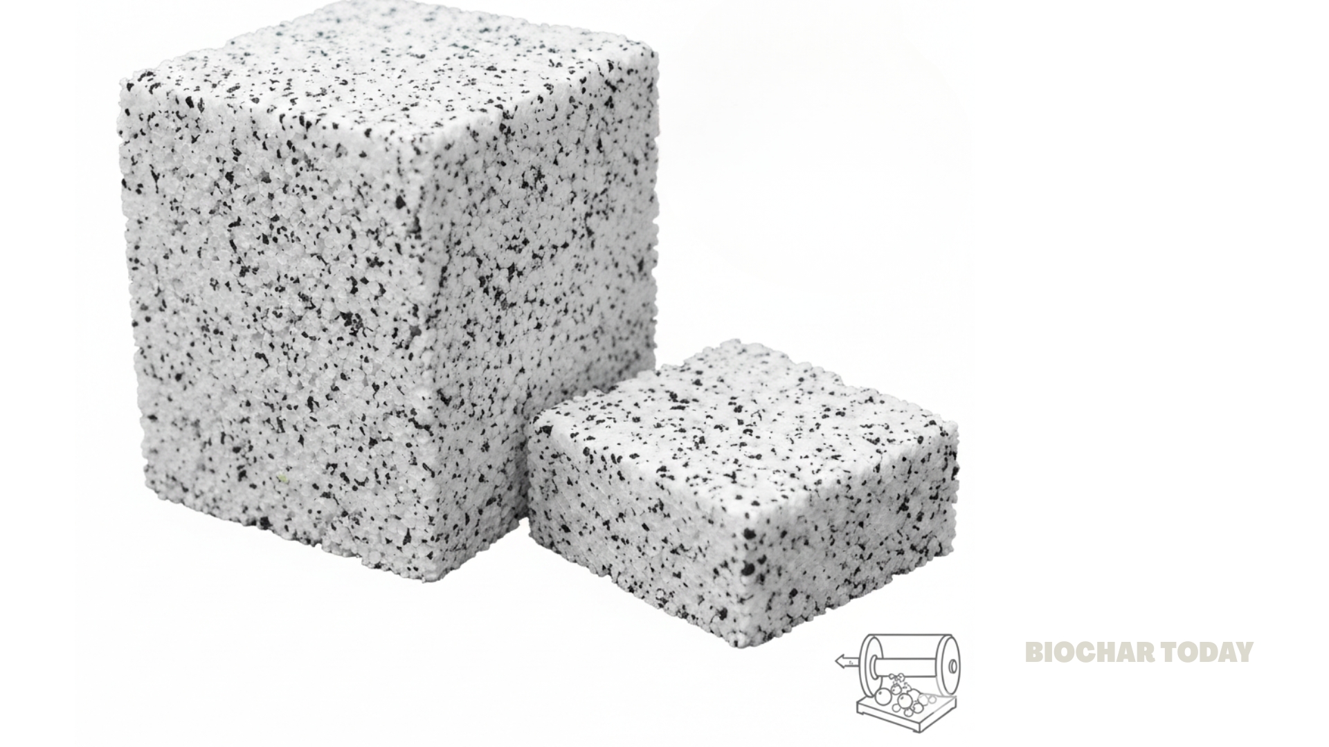 Ball-Milled Biochar Boosts Polystyrene Foam Strength by Seventy-Five Percent