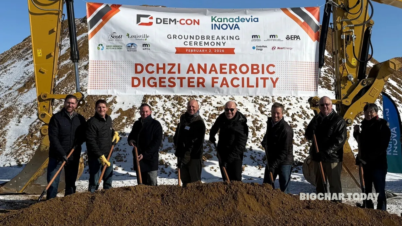 Kanadevia Inova and Dem-Con Companies Establish Integrated Organic Waste-to-Biochar Facility in Minnesota