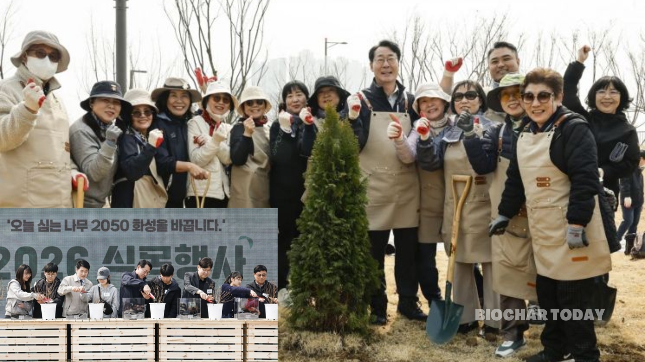 Hwaseong Special City and Forestry Cooperative Utilize Biochar for Carbon-Neutral Urban Forestry