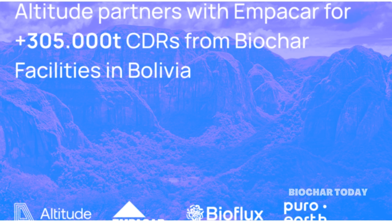 Altitude and Empacar Secure Historic Agreement for One Million Tons of Biochar Carbon Removal in Bolivia
