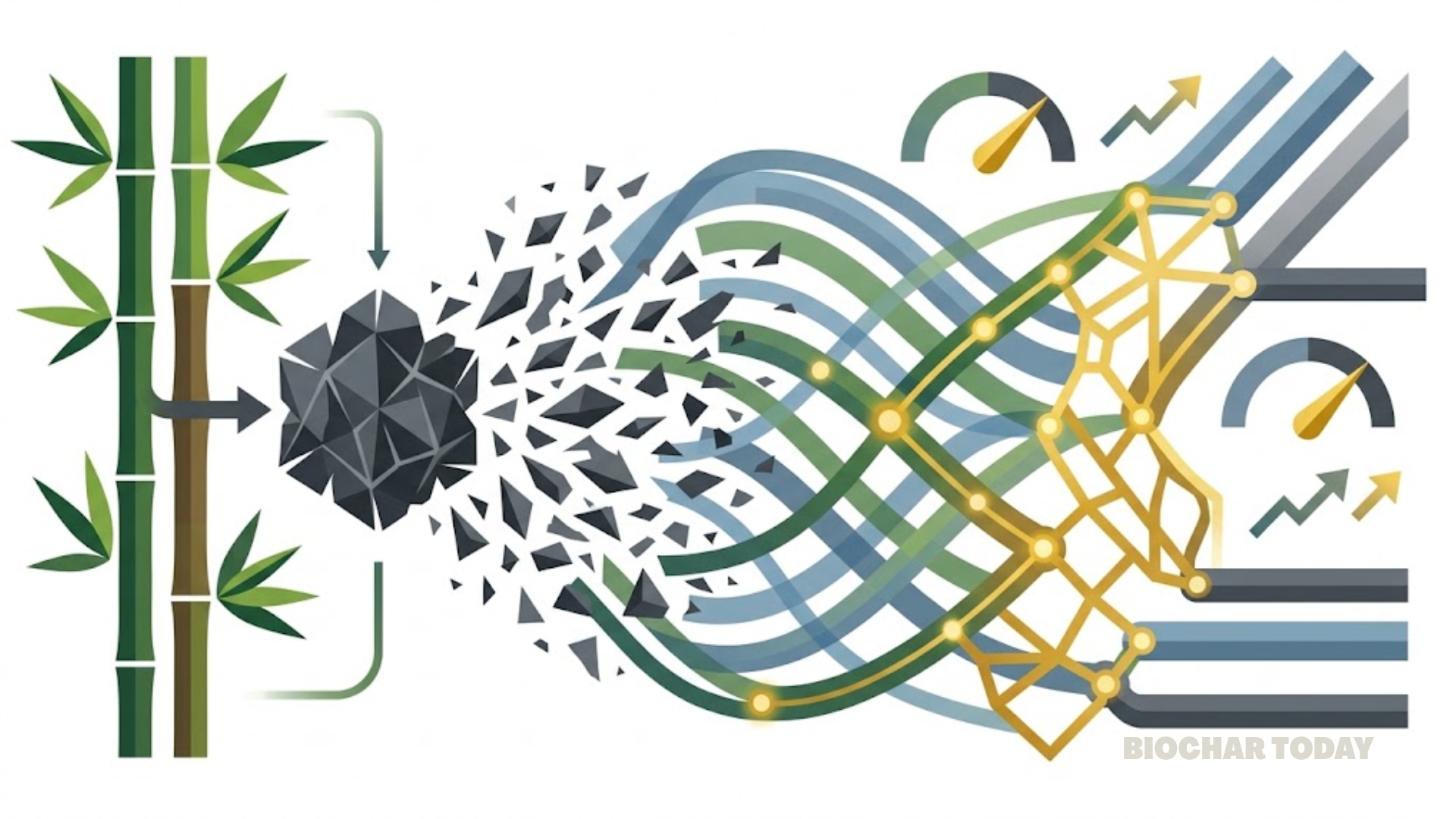 Bamboo-Derived Biochar Strengthens Flexible Polymer Composites by Over Sixty Percent