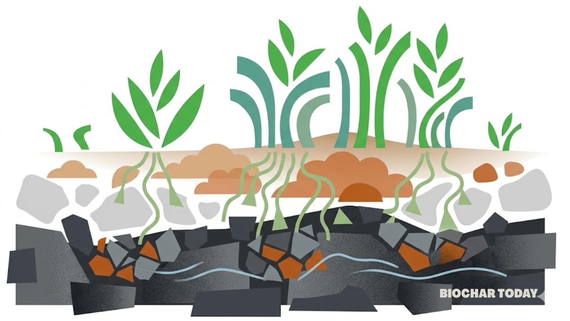 Subsurface Biochar Layers Reduce Soil Salinity and Improve Crop Productivity by Over Thirty Percent