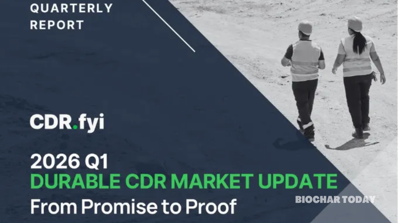CDR.fyi and Microsoft Demonstrate Biochar Dominance in Record-Breaking Q1 2026 Market Report