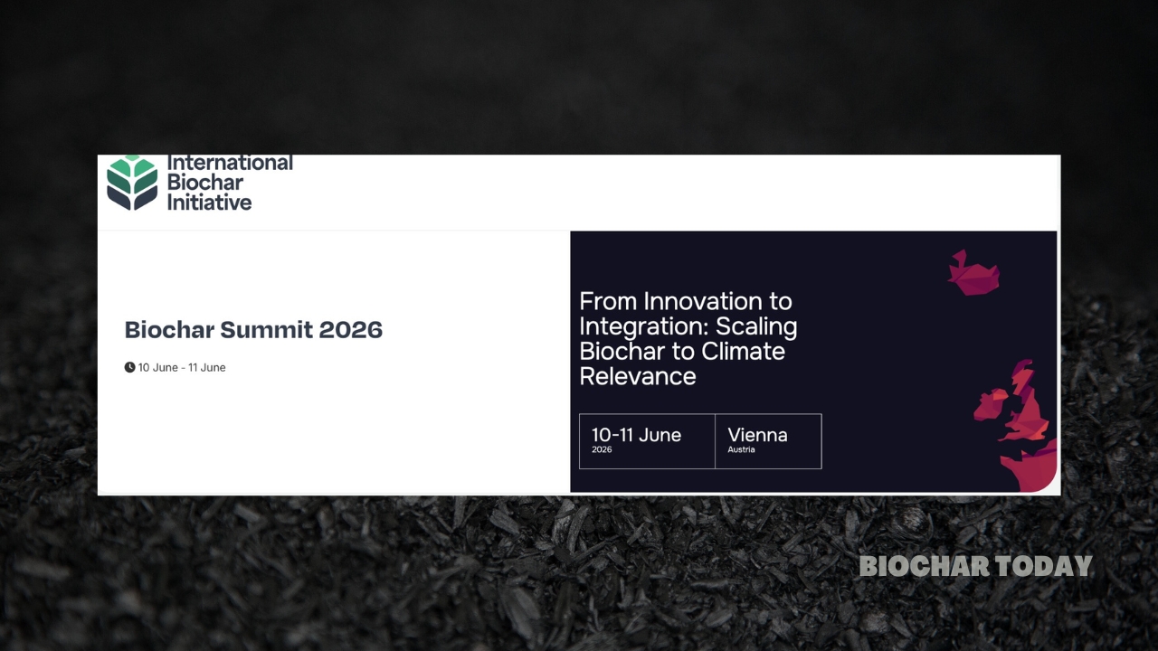 Biochar Europe and the International Biochar Initiative Collaborate to Facilitate Industrial Scaling at the Biochar Summit 2026