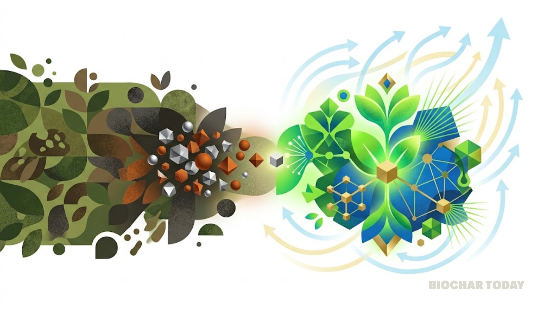 Green-Synthesized Iron Nanoparticles Enhance Biochar Fertilizer Efficiency by Over Forty Percent to Reduce Global Greenhouse Gas Emissions