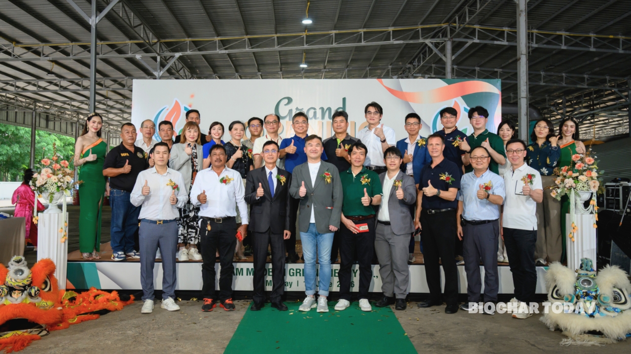 Siam Modern Green Energy Plant Grand Opening Establishes Biochar Carbon Removal Infrastructure in Thailand