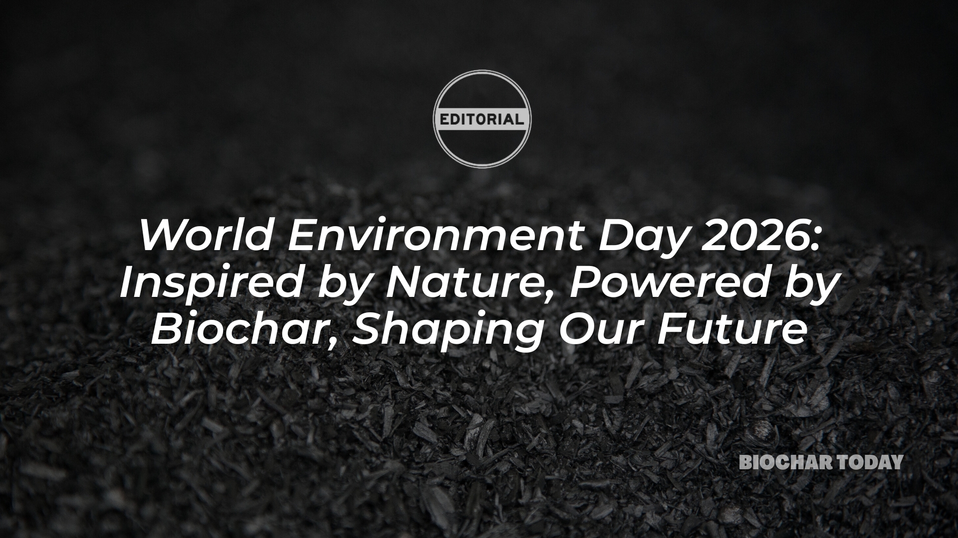 World Environment Day 2026: Inspired by Nature, Powered by Biochar, Shaping Our Future