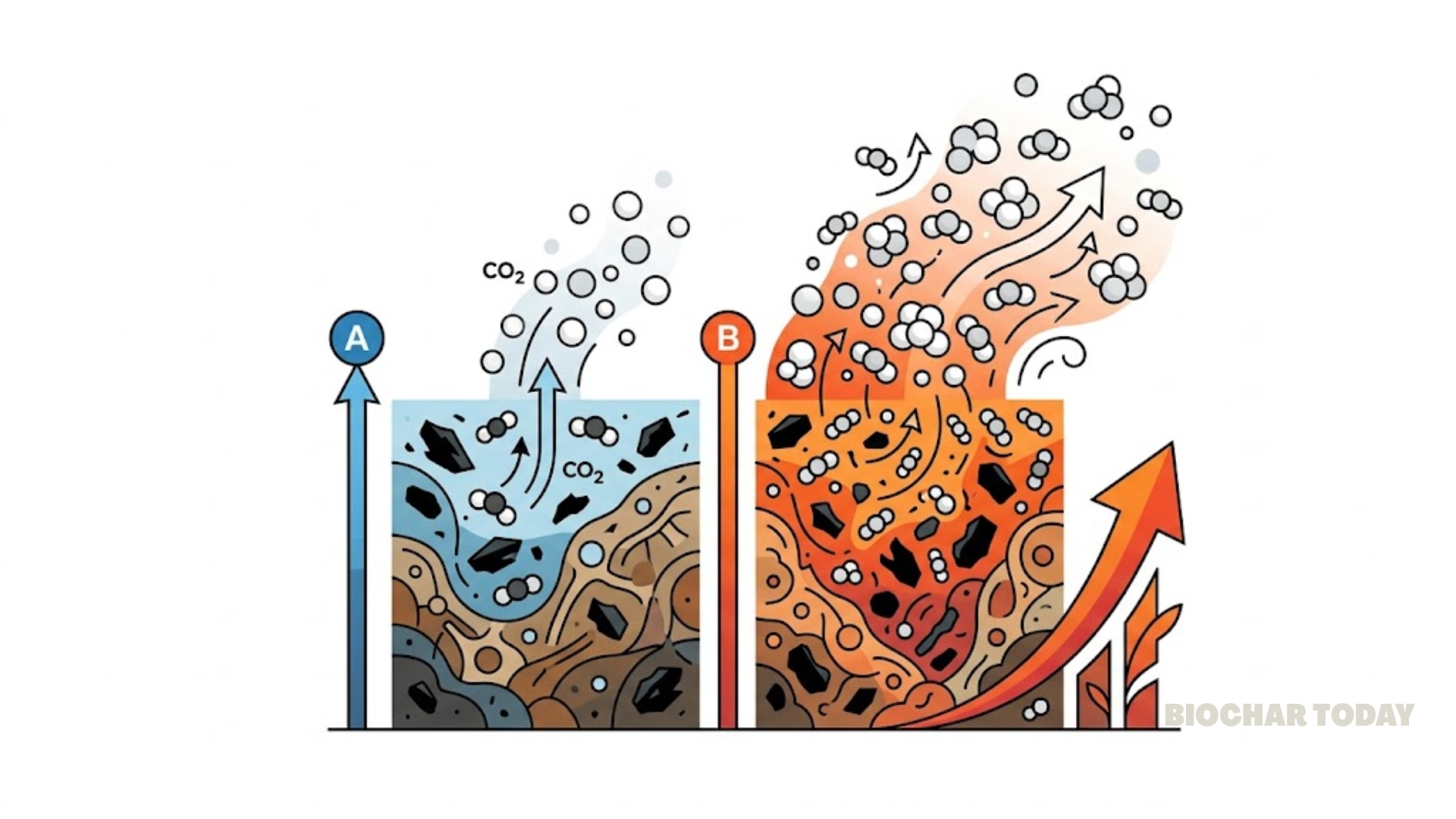 Warming Boosts Soil Carbon Dioxide Emissions by 77 Percent on Average in Biochar-Amended Soils