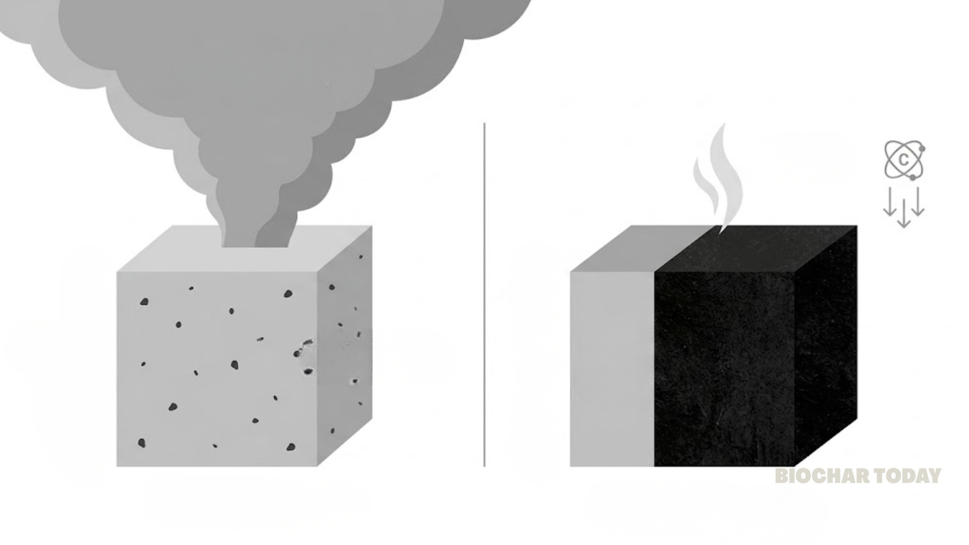 Replacing Sixty Percent of Cement with Biochar Cuts Concrete Manufacturing Carbon Footprint by Over Fifty Eight Percent
