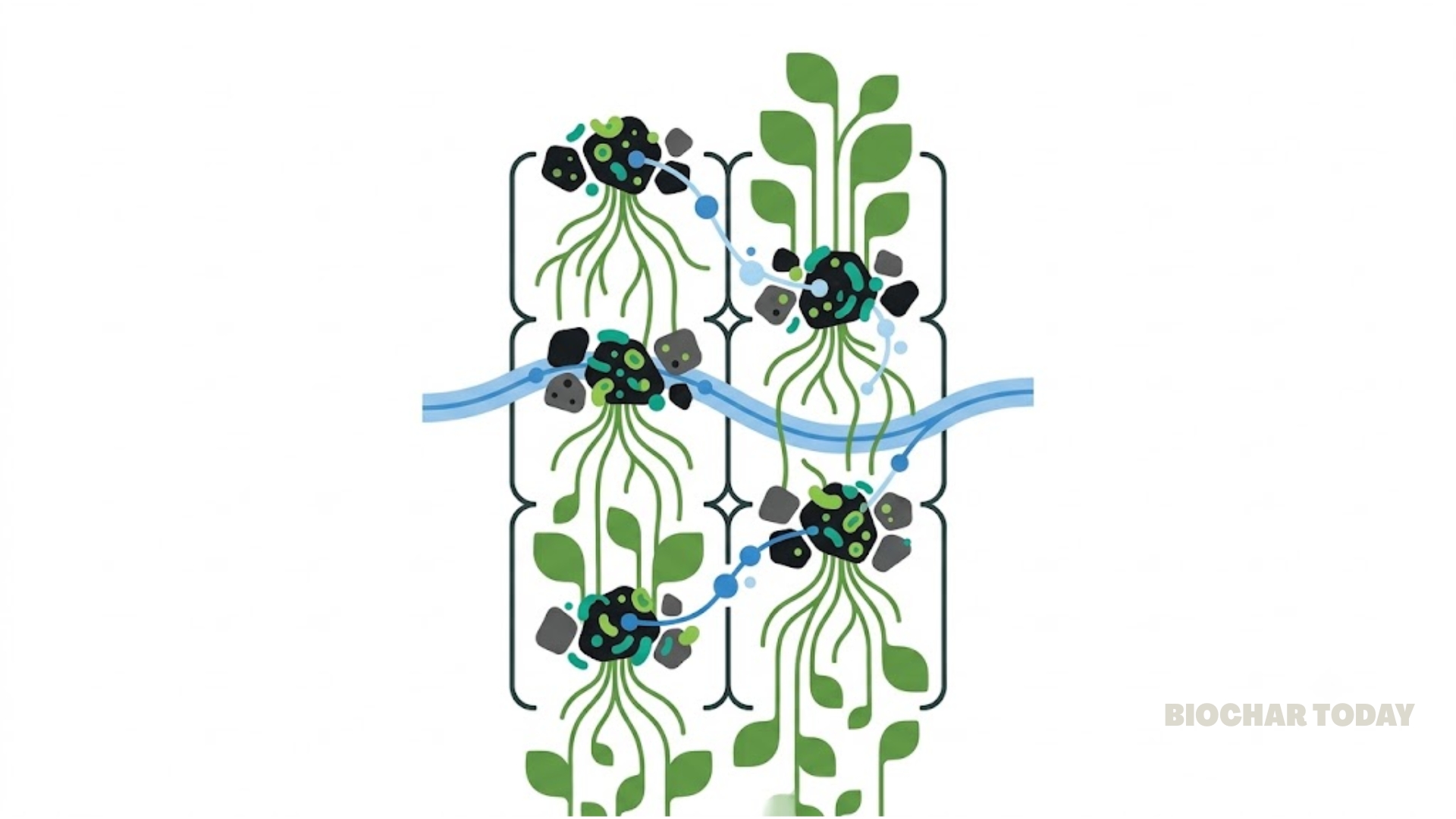 Integrated Microbe-Biochar Substrates Reduce Wastewater Contaminants by Over Half While Tripling Plant Root Biomass in Vertical Green Walls