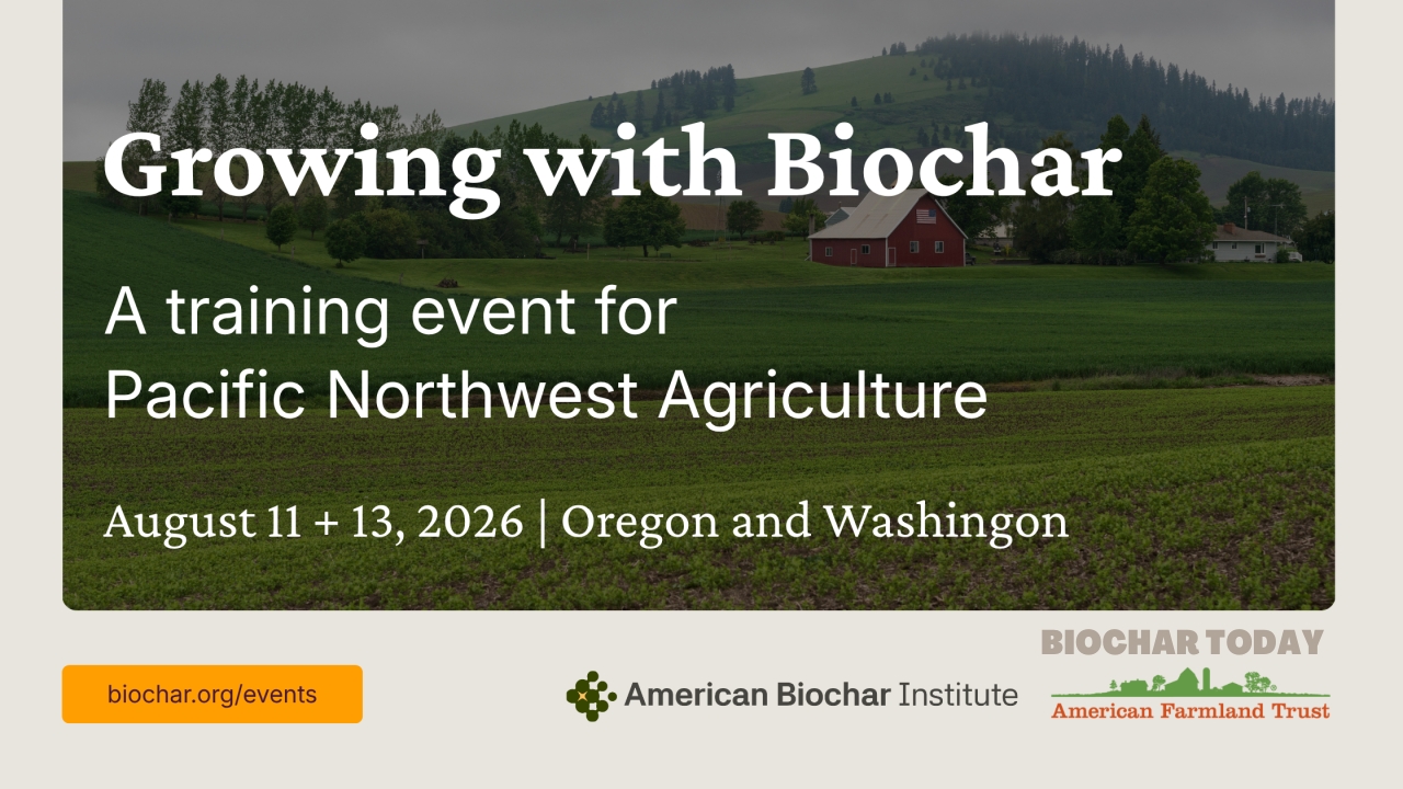 American Biochar Institute and Washington State University Tri-Cities Partner to Launch Regional Training Event for Agricultural Professionals