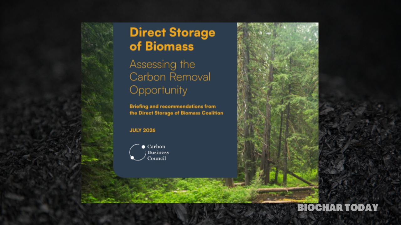 Carbon Business Council Issue New Brief Outlines Path to Scale the Direct Storage of Biomass