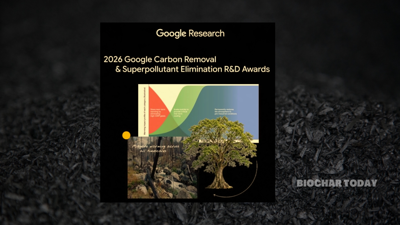 Google Research Launches 2026 Grant Program Targeting Breakthroughs in High-Moisture Feedstock Pyrolysis to Expand Global Biochar Capacity
