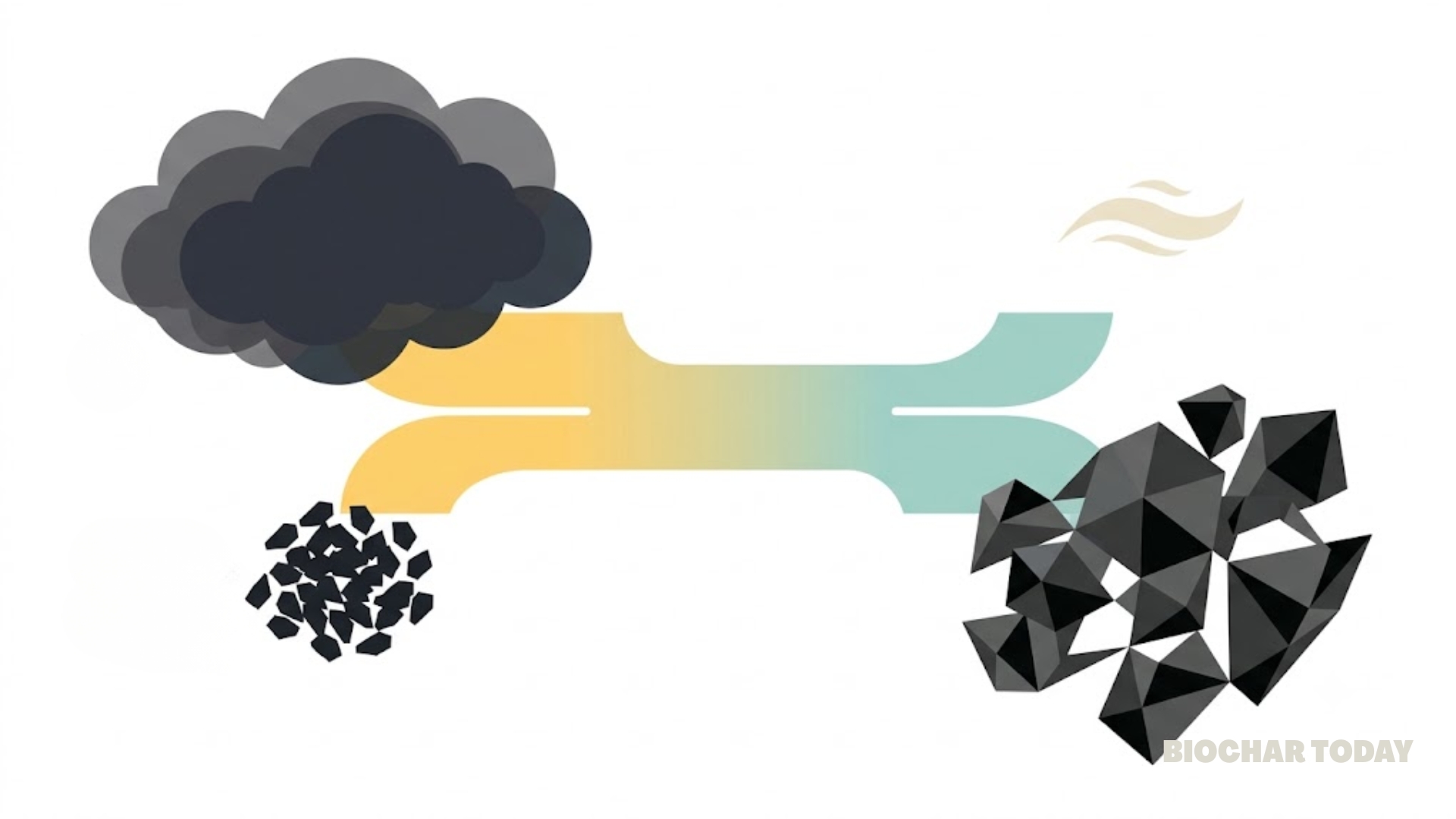 Reactive Gases in Pyrolysis Cut Tar by Seventy Percent and Triple Biochar Surface Area