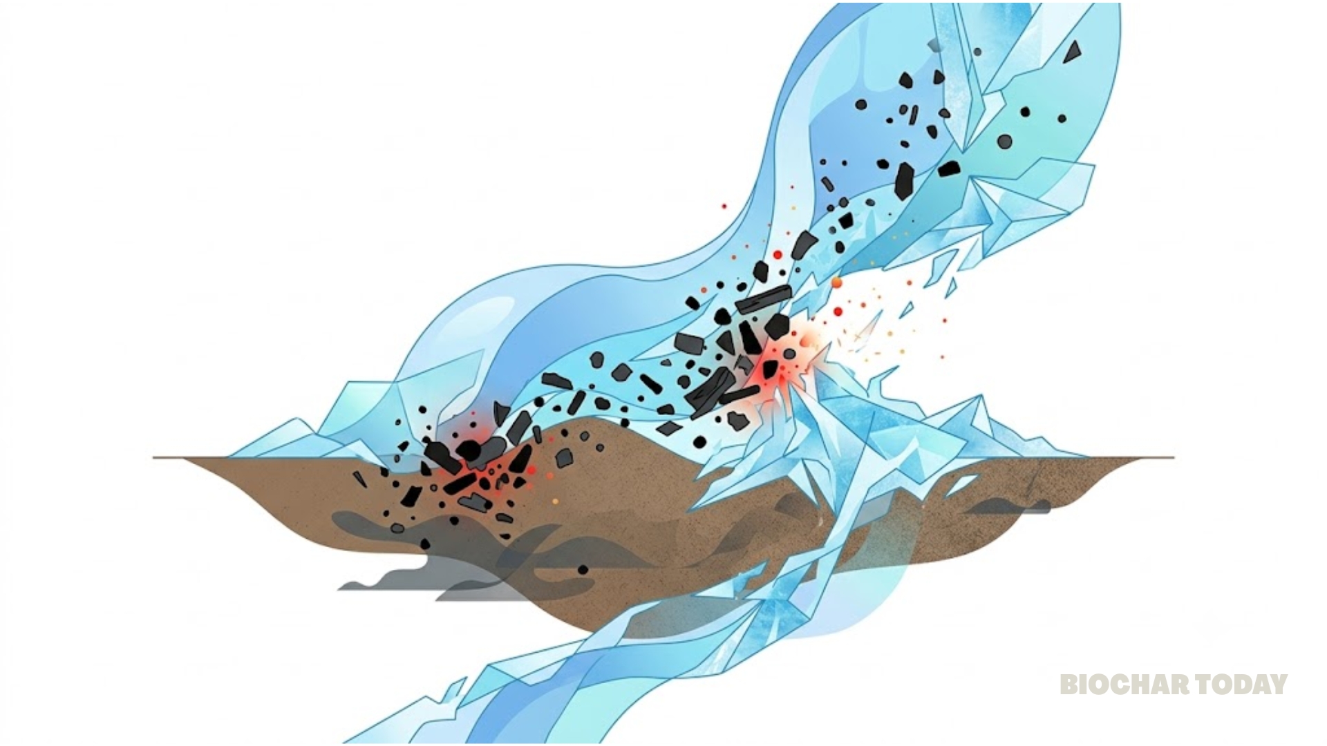 Effects of Biochar on Freezing Temperature and Moisture Dynamics in Lead-Contaminated Soil