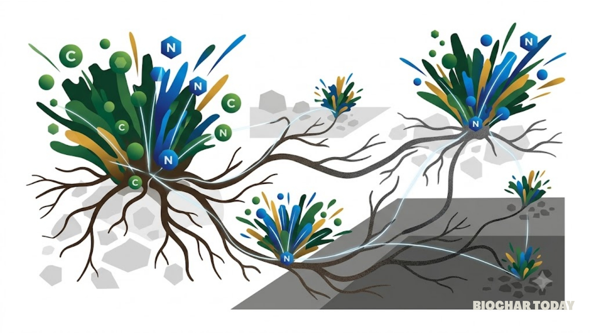 Soil Fungi Drive Up to 14.4-Fold Higher Carbon and Nitrogen Gains in Nutrient-Poor Urban Greenspaces