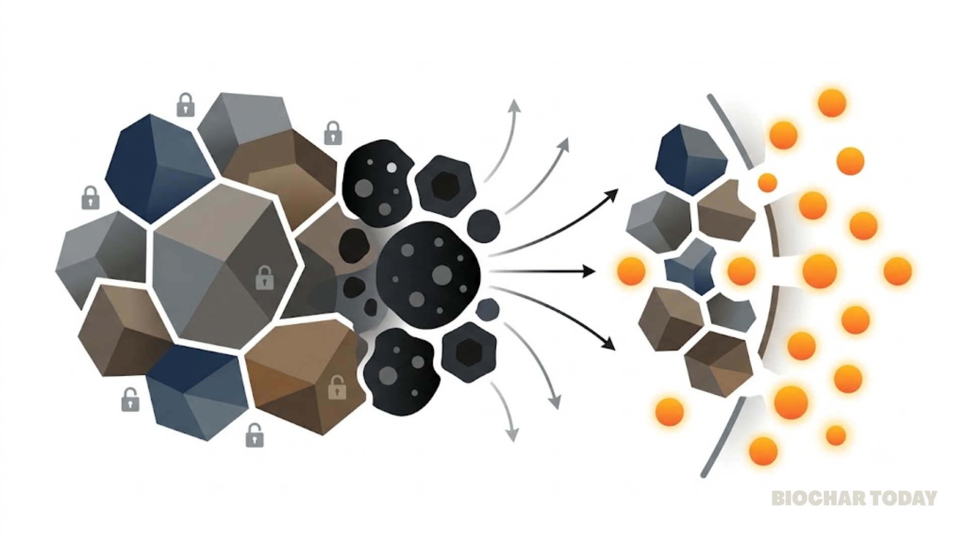 Biochar Addition Unlocks Bound Phosphorus and Reduces Locked Forms by 33 Percent During Composting