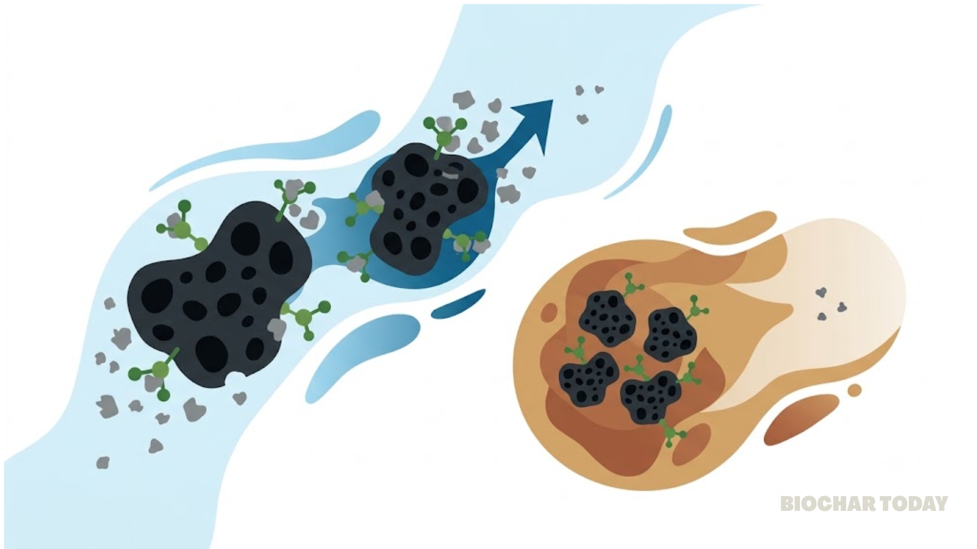Biochar-Enzyme Composites Achieve Over Ninety-Eight Percent Pollutant Removal in Contaminated Water and Soil