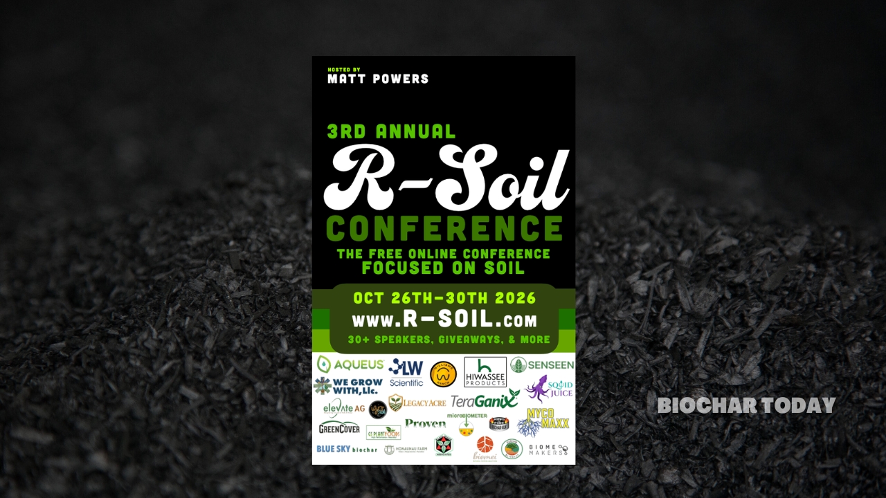 Wilson Biochar Sponsoring R-Soil 2026 Event to Highlight Practical Biochar Applications and Cost Reduction for Farmers